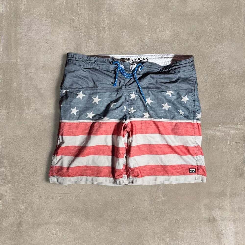 Billabong Lo Tides American Flag Board Shorts